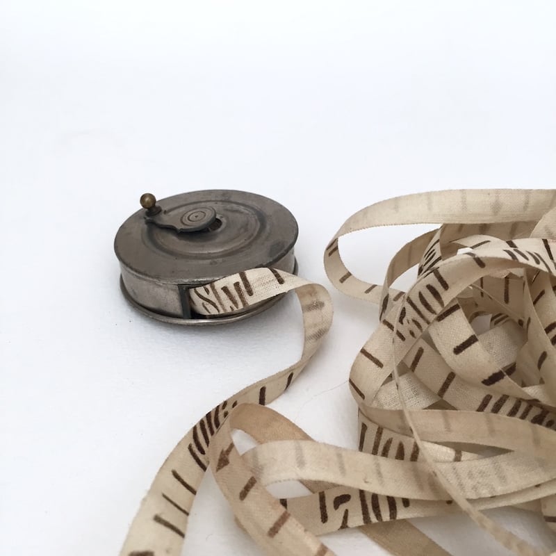 measure tape / アンティーク巻き尺 手巻き メジャーテープ | cocon