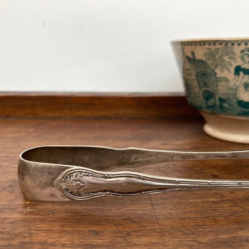sugar tong アンティークシルバーシュガートング イギリス | cocon