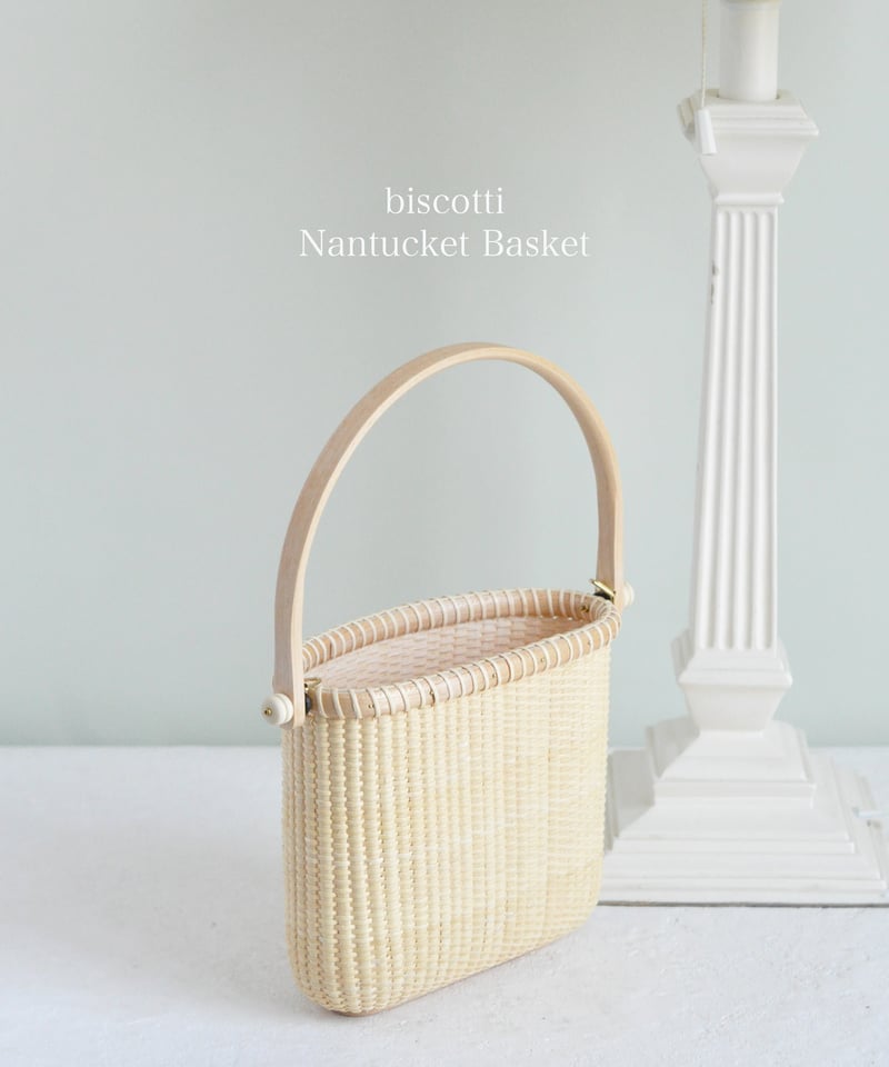 ナンタケットバスケット・ビスコッティ】ゴールドチェーンストラップ