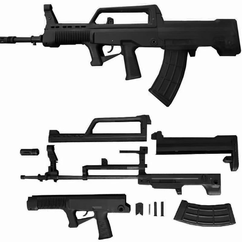 分解可能】QBZ95式自動歩銃 訓練用プラスチック製ダミー | 大星海公司