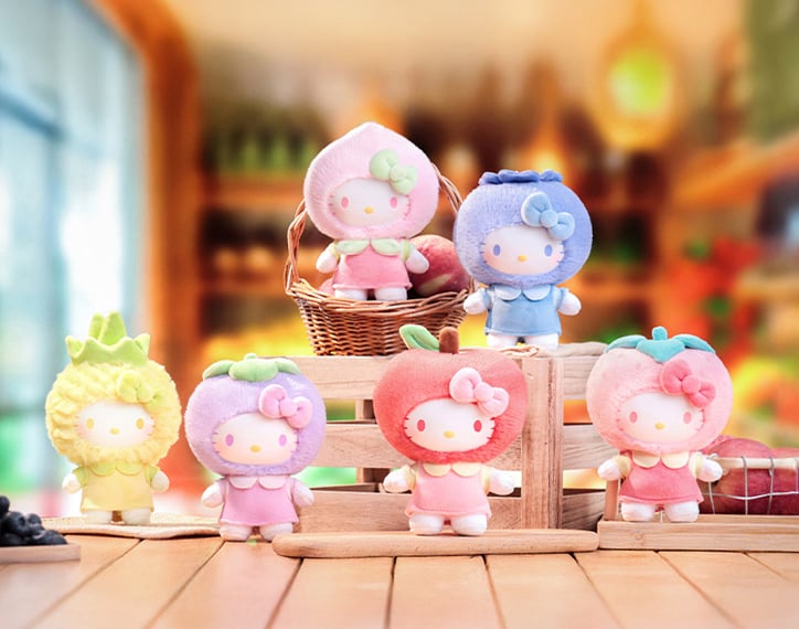 ハローキティ こけし物語 全7種 コンプリート ハローキティ こけし物語