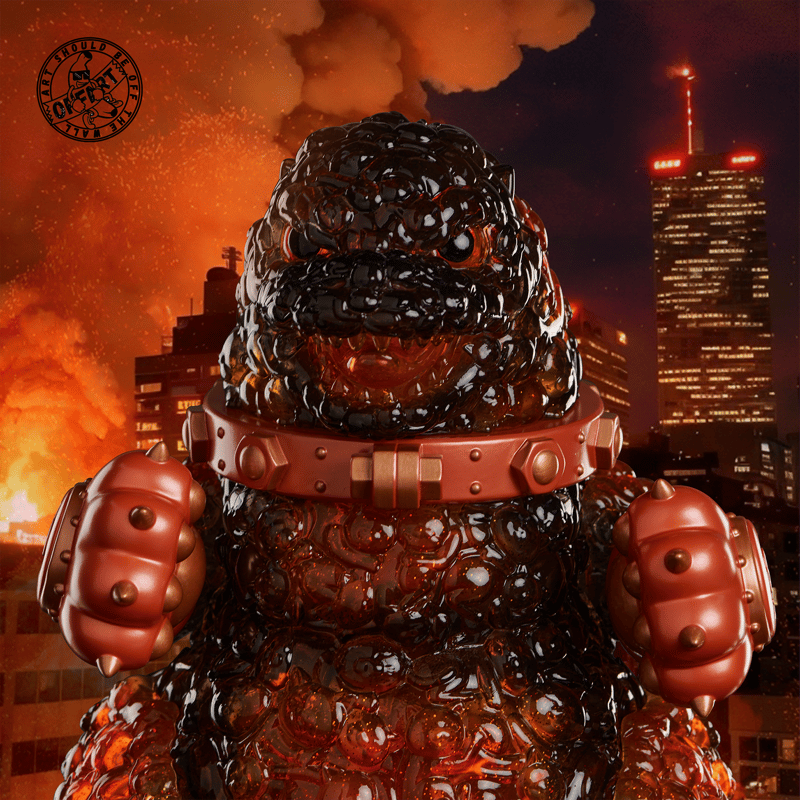 予約販売：12月中 お届け予定】OFFART X Horiren 「紅炎百猫・全身版