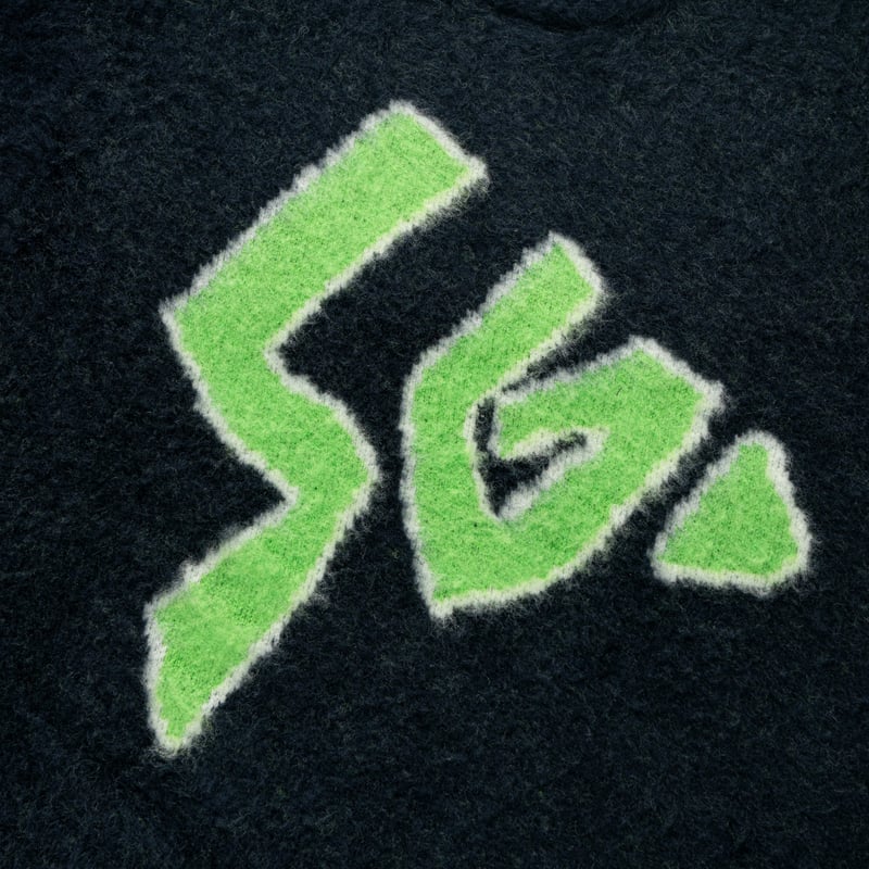 SPECIAL GUEST K.K. / SG FLUFFY KNIT / NAVY | So