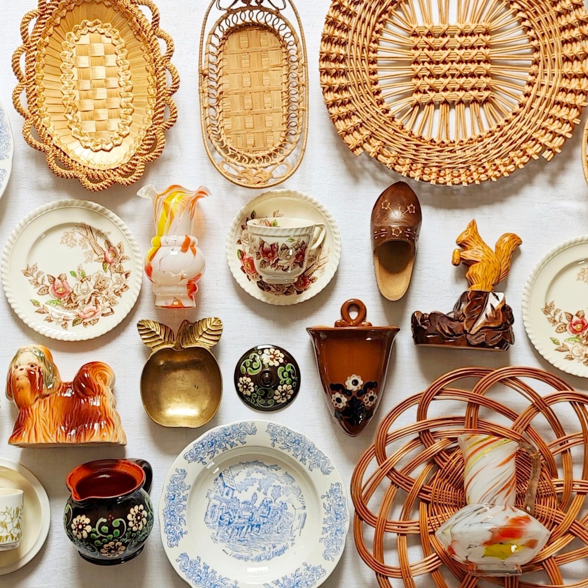 花柄のほっこり陶器の壁飾り | Tabino Okurimono