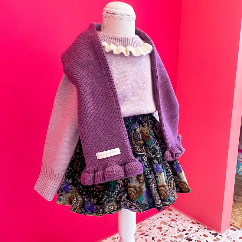 Wonny Ribbon × Little Mate【即納】Gorgeous velvet s