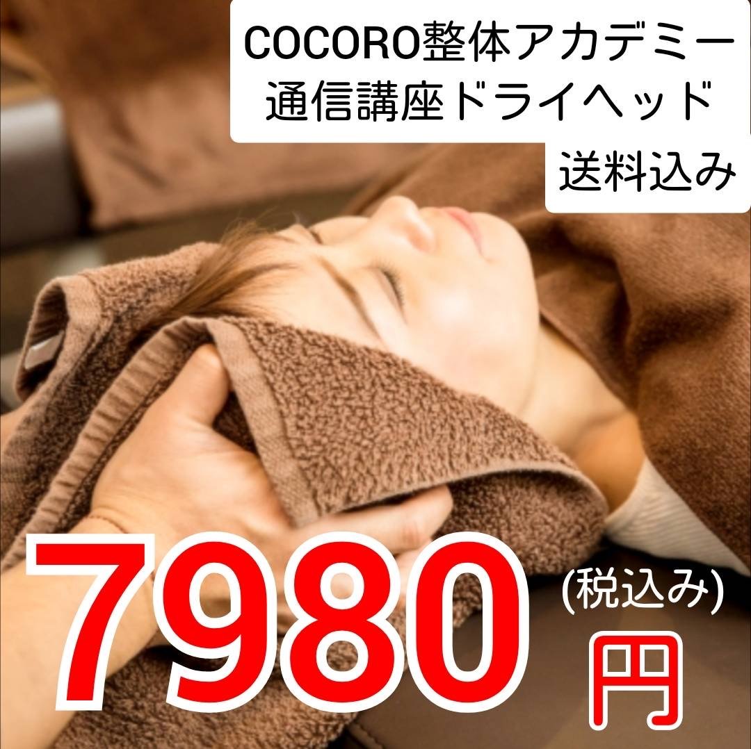 手に職を！柔道整復師監修♪ドライヘッドスパ通信講座☆認定証発行