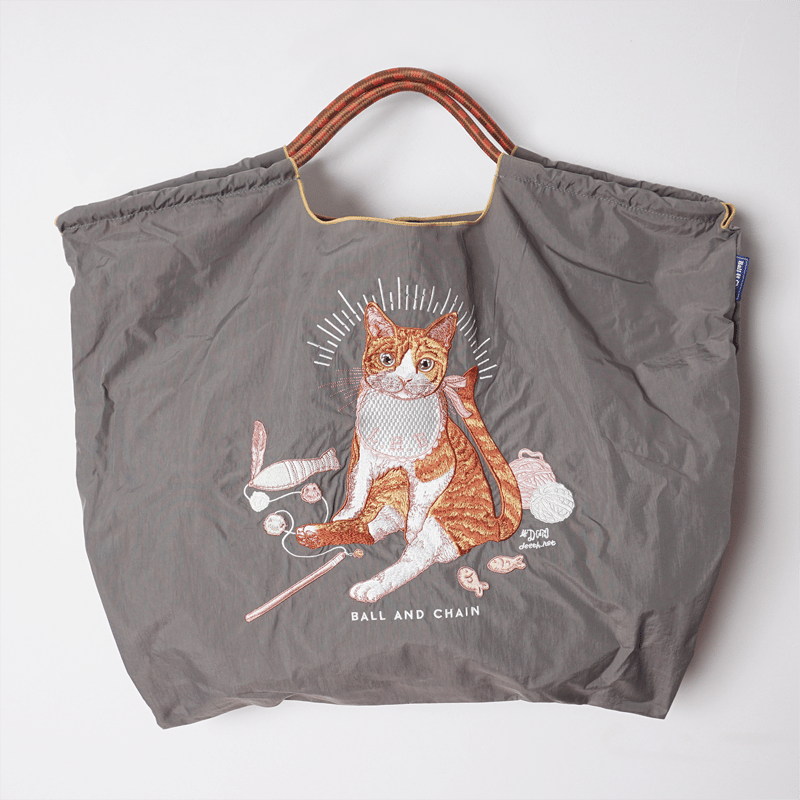 D.Baby CAT】ベイビーキャット／ Lサイズ【Ball & Chain】エコバッグ |