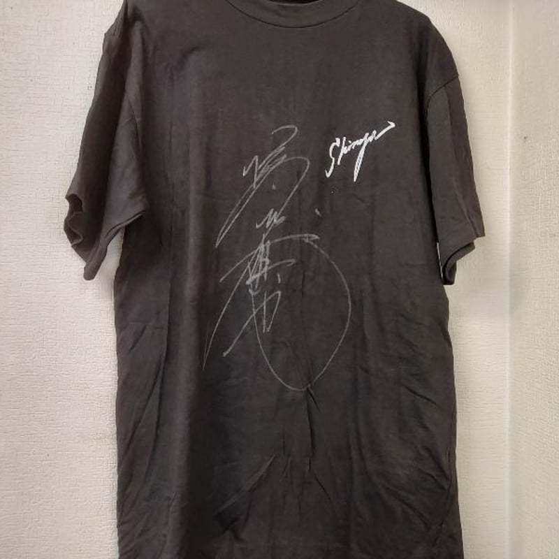橋本真也 破壊王Tシャツ（橋本真也直筆サイン入り）サイズ表記なし（L
