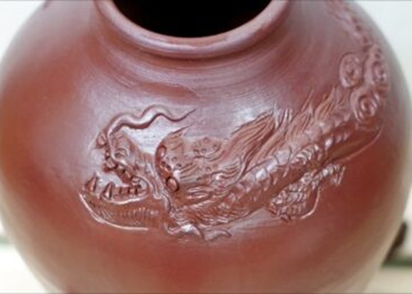 漏れなし塾生用（止水テスト済み）≪セット≫繩巻龍盛壺10升(1斗)甕