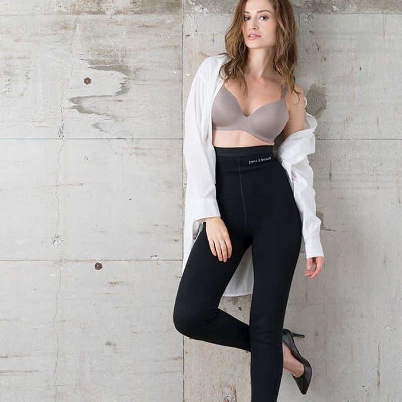 peu à beauté ブラックスパッツサポーターMサイズ peu a beaute