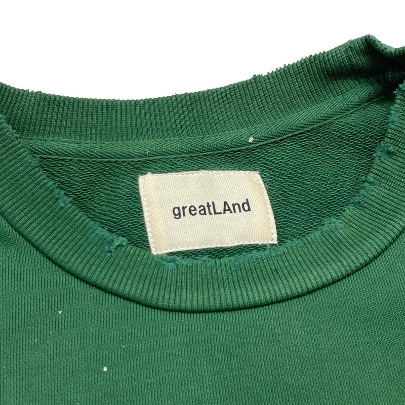 greatLAnd ORIGINAL CLUNKERS CREW NECK SWEAT SHI