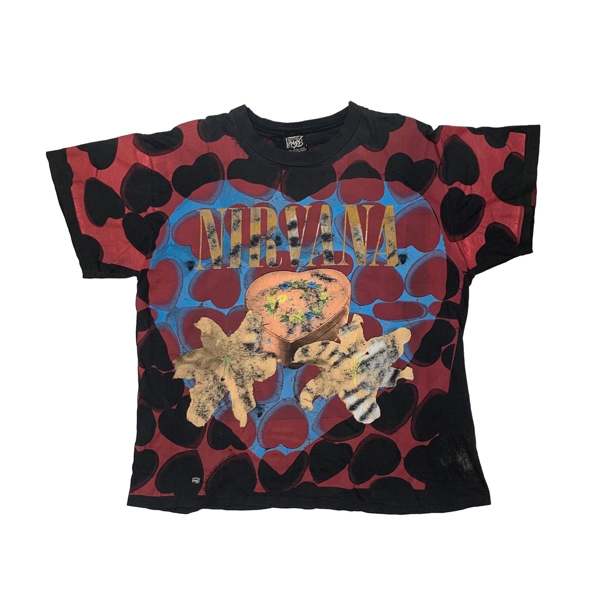 NIRVANA HEART SHAPED BOX BACKSTAGE PASS XL 4235