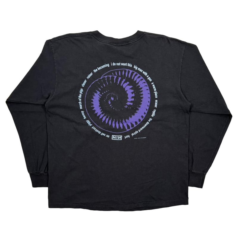 NINE INCH NAILS BOX LOGO BACK ANMONITE ALL SPOR