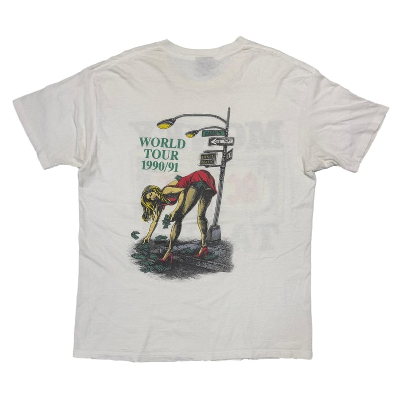 AC/DC 1990 MONEY TALKS WORLD TOUR 1990/91 WHITE
