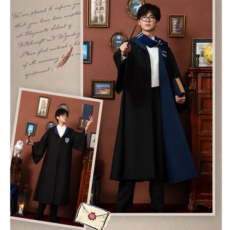 ハリーポッター ホグワーツ ローブ 男女兼用 公式ライセンス ME | Aki