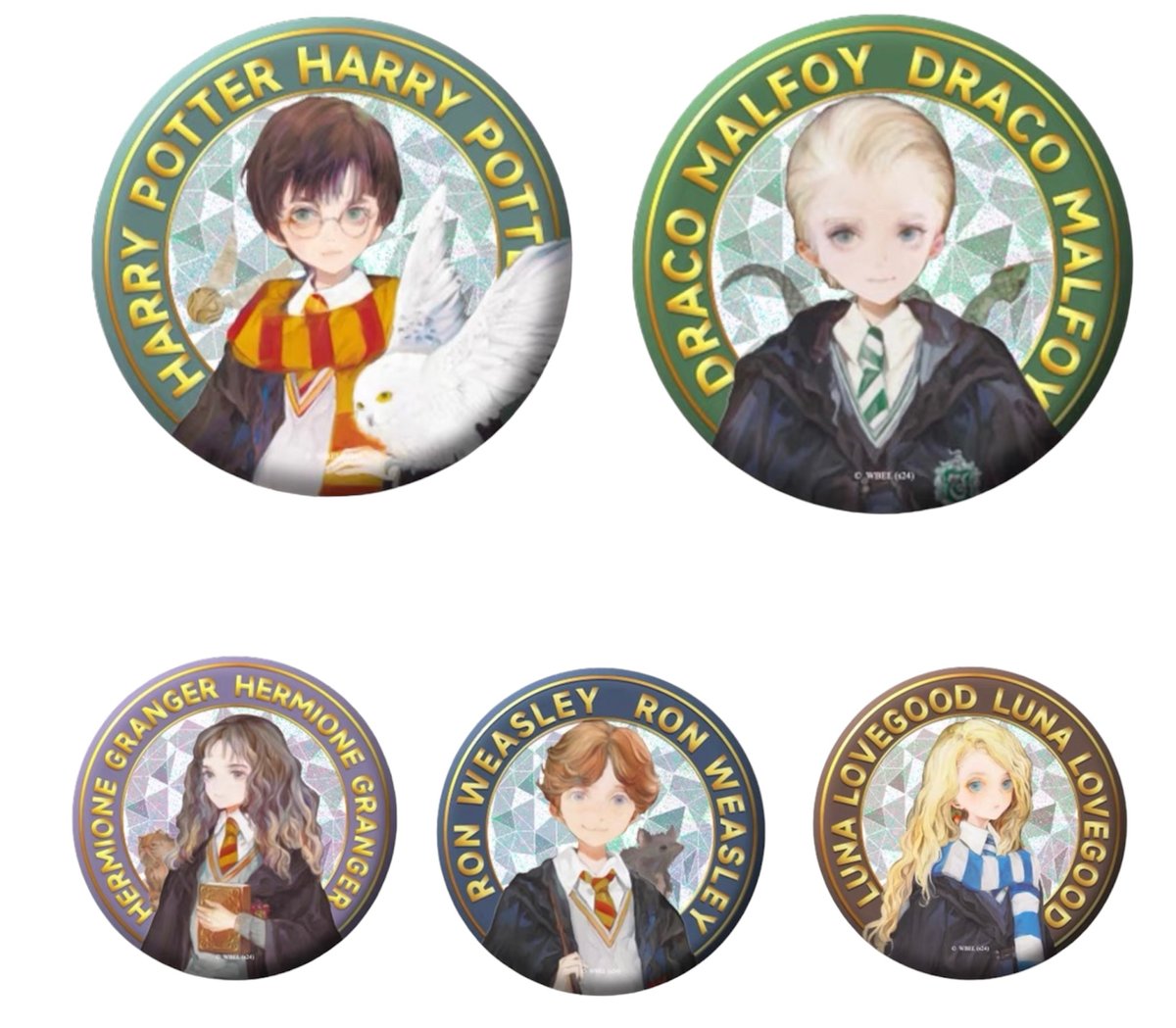 ハリーポッター 海外限定 ハート缶バッジ BOX】 ハリーポッター