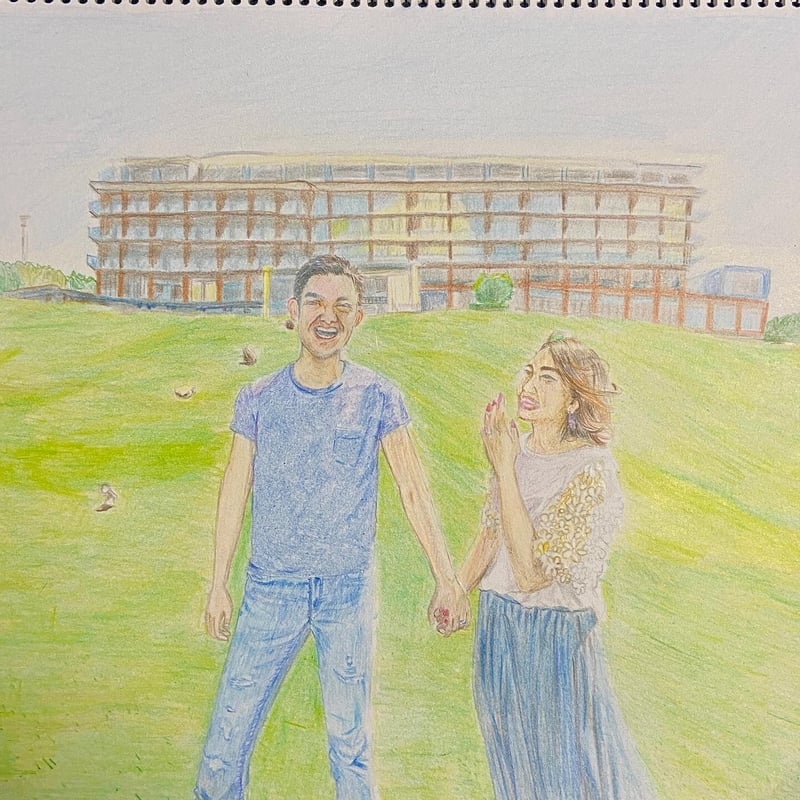 開運 笑顔絵】似顔絵、希望イラスト、ギフト可 | unell store