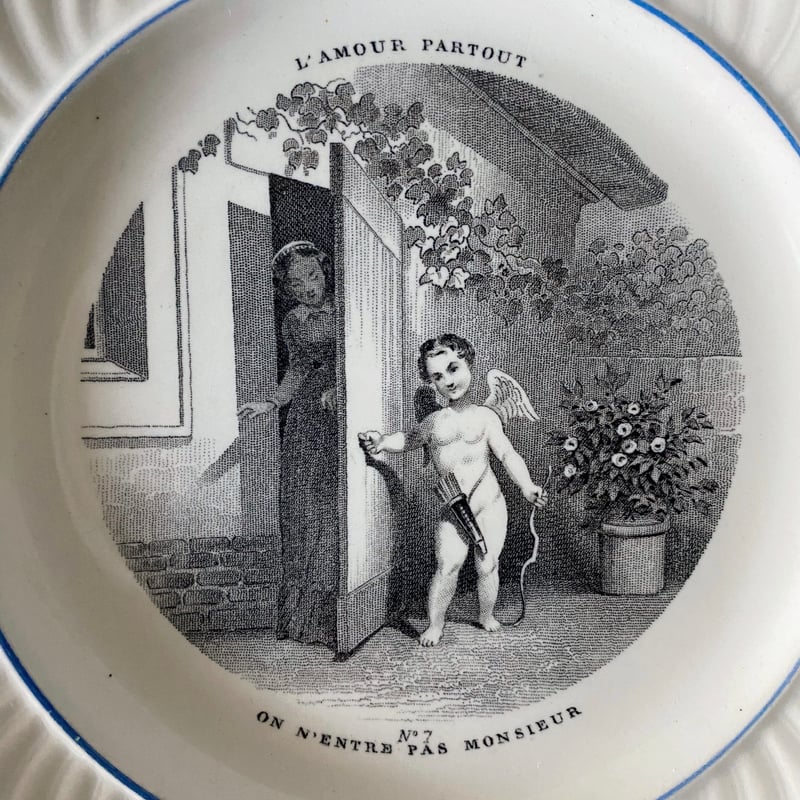 Creil & Montereau クレイユモントロー クレイユエモントロー 平皿