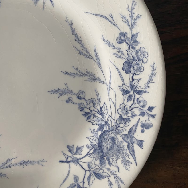 クレイユモントロー リノット Creil&Montereau Linotte デザート皿 平皿