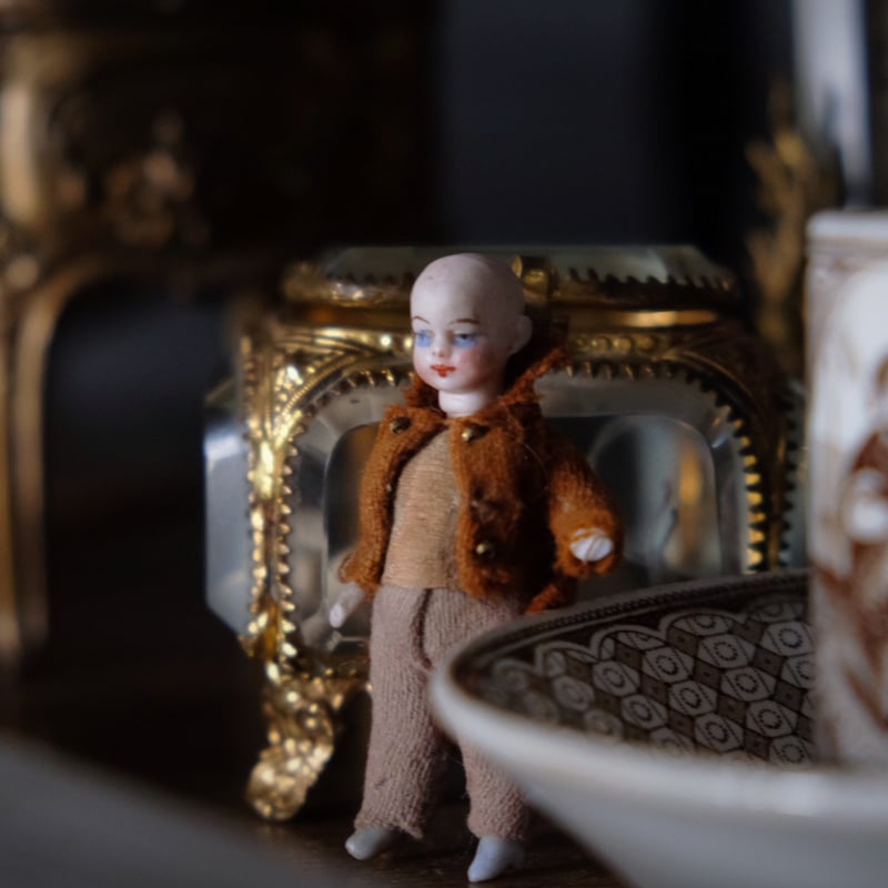 ビスクドール ミニョネット 紳士 フランス アンティーク 0501667