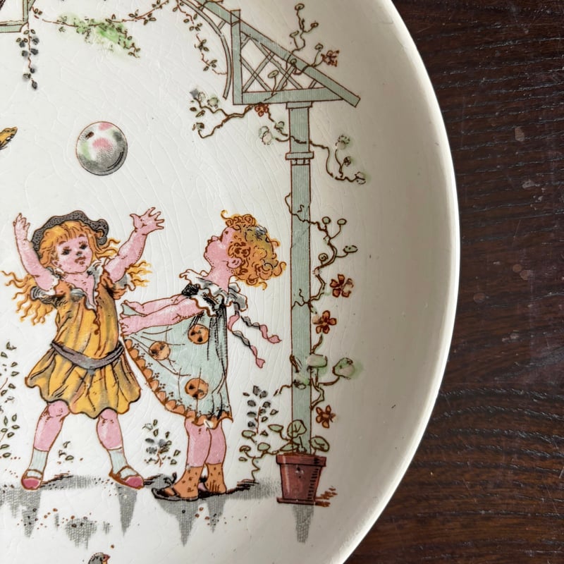 Sarreguemines サルグミンヌ アンファン リシャール 平皿 フランス