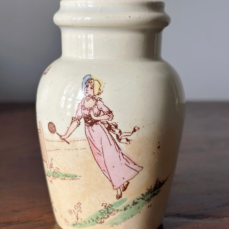 Lunéville リュネヴィル マスタードポット h9.5cm フランス