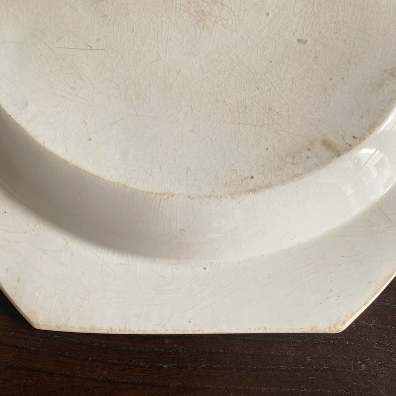 モントロー Montereau ファイアンスフィーヌ オクトゴナル 大皿 31.5cm