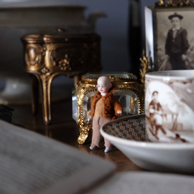 ビスクドール ミニョネット 紳士 フランス アンティーク 0501667