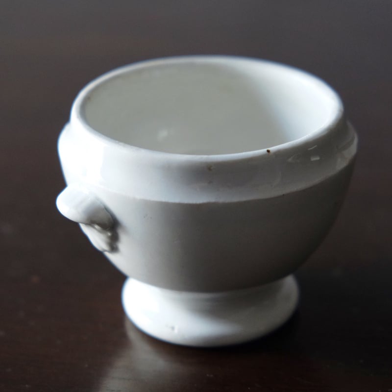 白陶器 ディネット ふたなし スーピエール & コンポティエ フランス