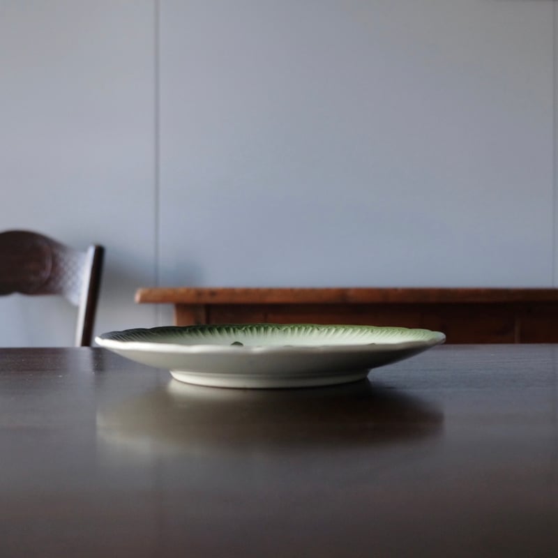 Badonviller バドンヴィレ ヤドリギ 平皿 φ21cm フランス アンティーク