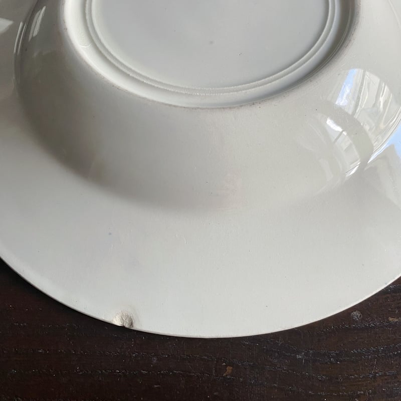 K&G リュネヴィル ロレーヌ十字皿 深皿 φ23.7cm フランス アンティーク