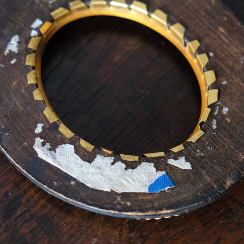 ナポレオン3世様式 額 オーバルフレーム 14.8cm フランス アンティーク