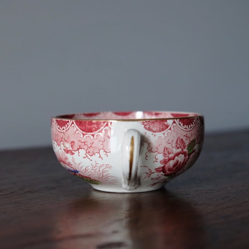 SARREGUEMINES サルグミンヌ カップ アンド ソーサー 雉 フランス