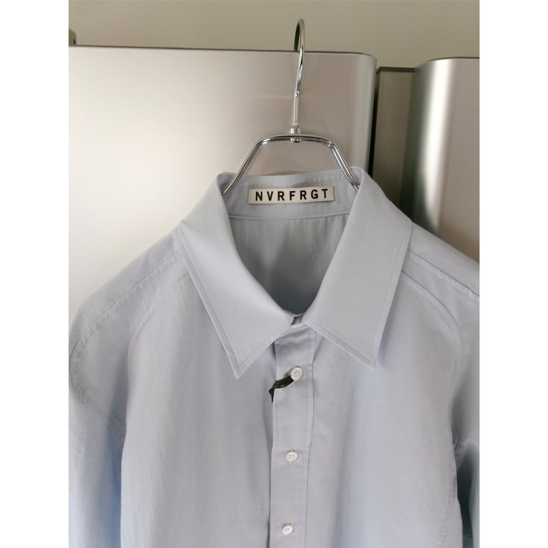 NVRFRGT / PANELLED LONG SLEEVE SHIRT *SAX | AVET