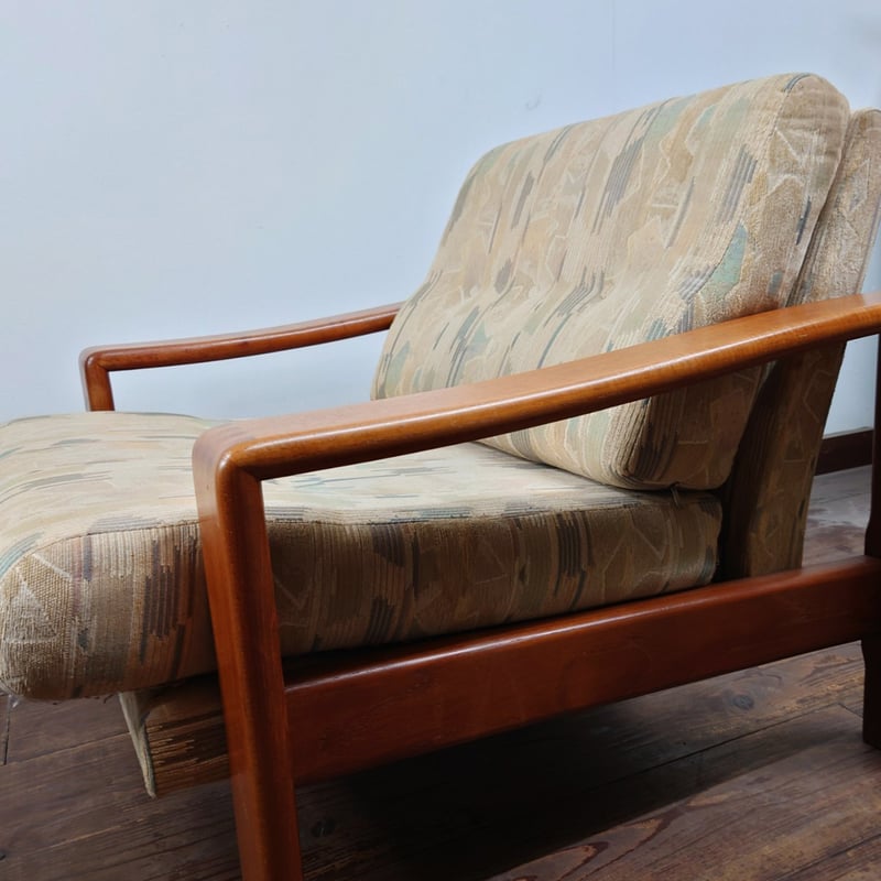 北欧デンマーク製 ヴィンテージ イージーアームチェア₌現品