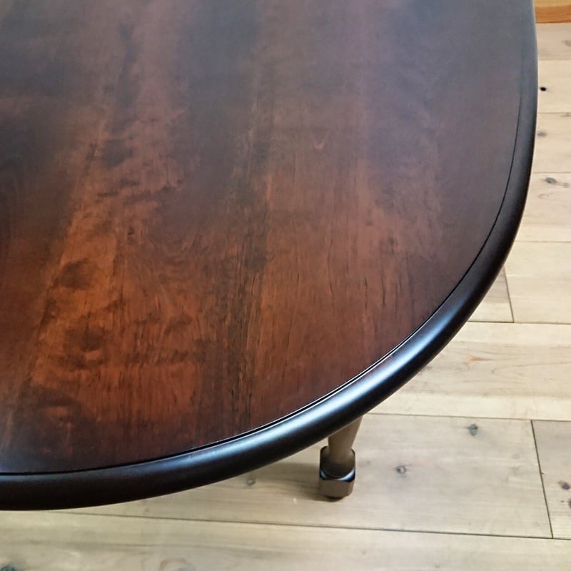 北海道民芸＞サクラ材・楕円形ダイニングテーブル | FUJIWAKAYAMA