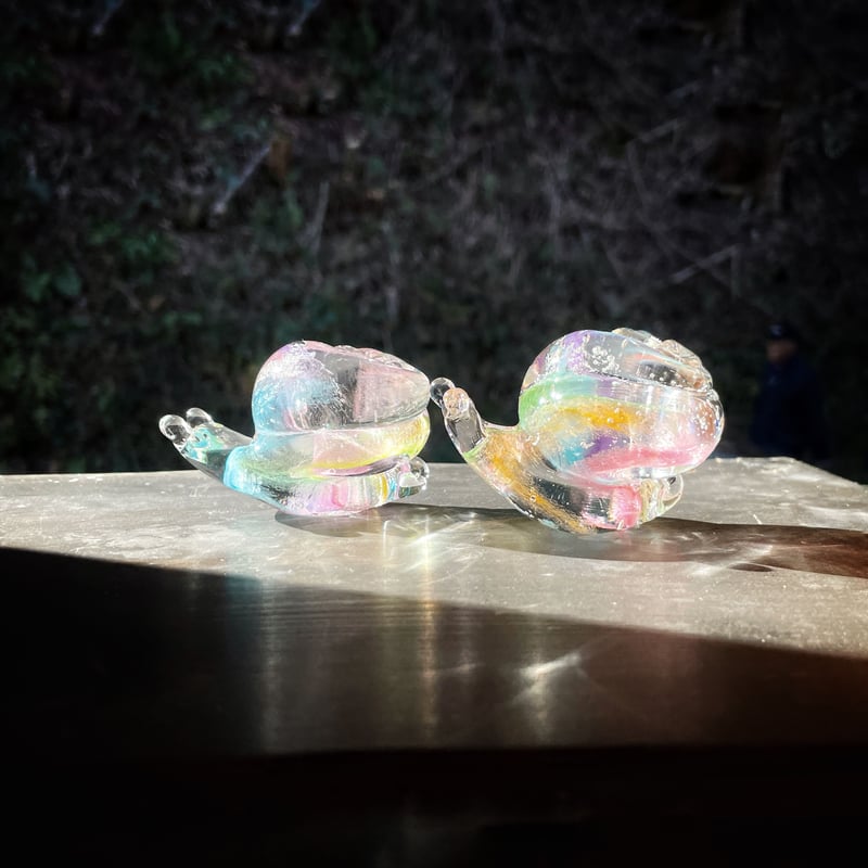 虹色のカタツムリ☆ご注文前に在庫の有無をメールでお問い合わせ