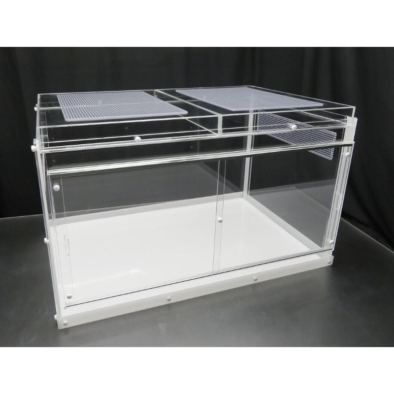 爬虫類ケージ 150×45×45 5面パネコート 深さ10 付木配線穴無し 5