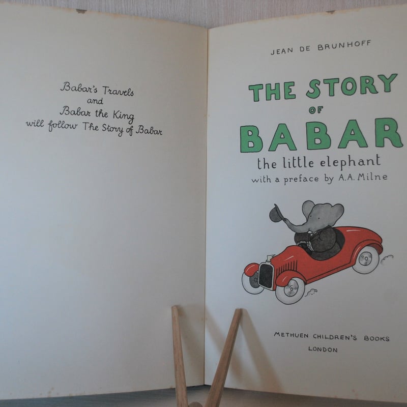 ぞうのババール」ジャン・ド・ブリュノフ ”The Story of Babar the li