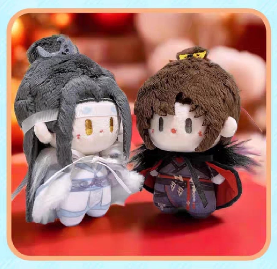 魔道祖師 10㎝ぬいぐるみ 忘羨 骨あり 他 忘羨】10cm骨あり 魔道祖師