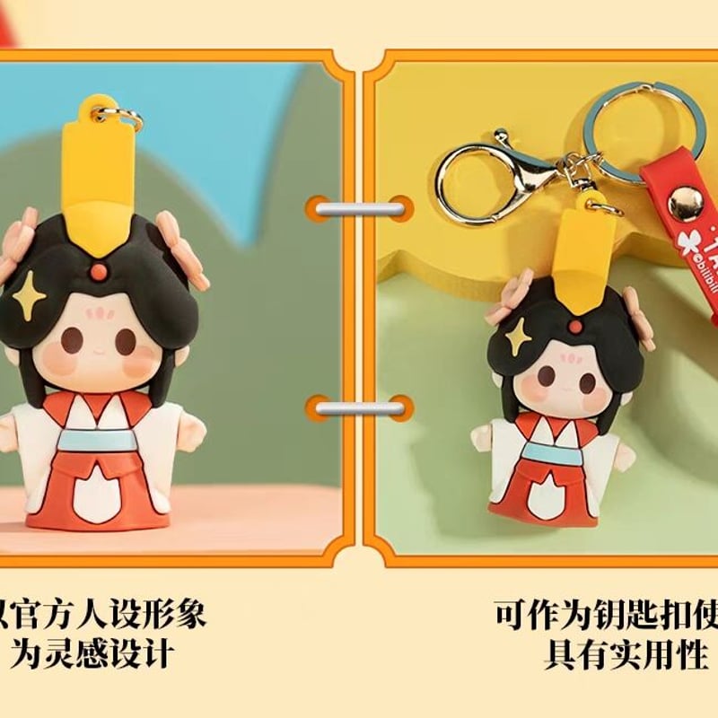 天官賜福アニメ minidoll ラバーチャーム・キーホルダー【お取り寄せ