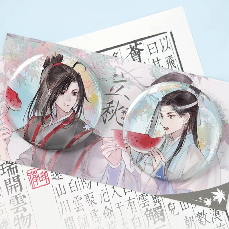 魔道祖師 谷子賞 二十四節気シリーズ缶バッジセット（立秋）【現品