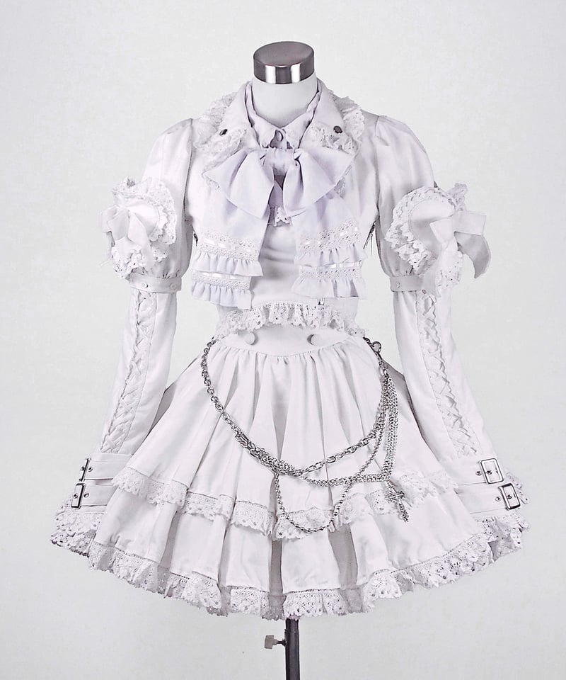 2段フリルコルセットスカート》WHITE | HIDOLATRAL THEODOL