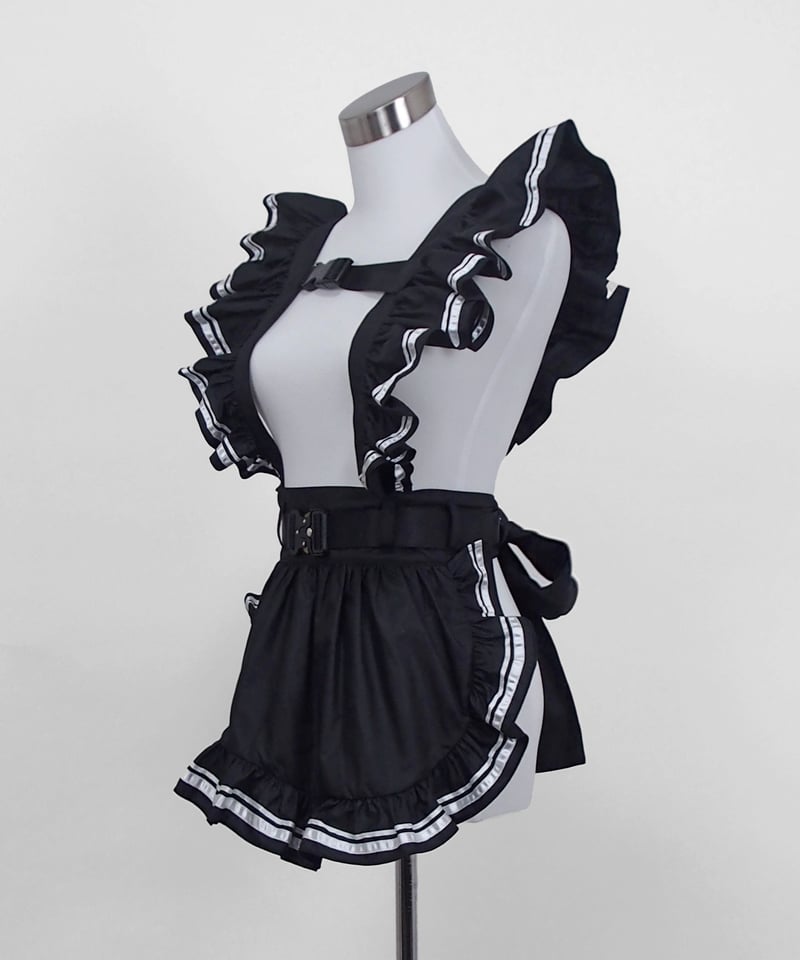 サイバーメイドエプロン》BLACK×WHITE | HIDOLATRAL THEODOL
