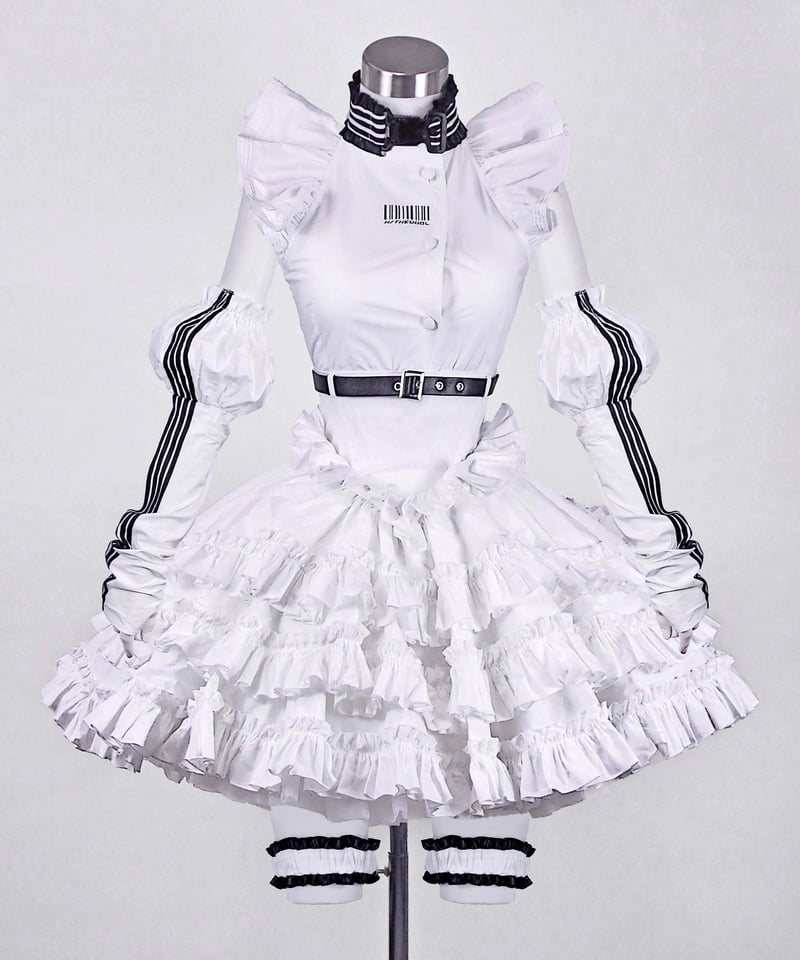 ジャージロリィタドレスセット》WHITE | HIDOLATRAL THEODOL