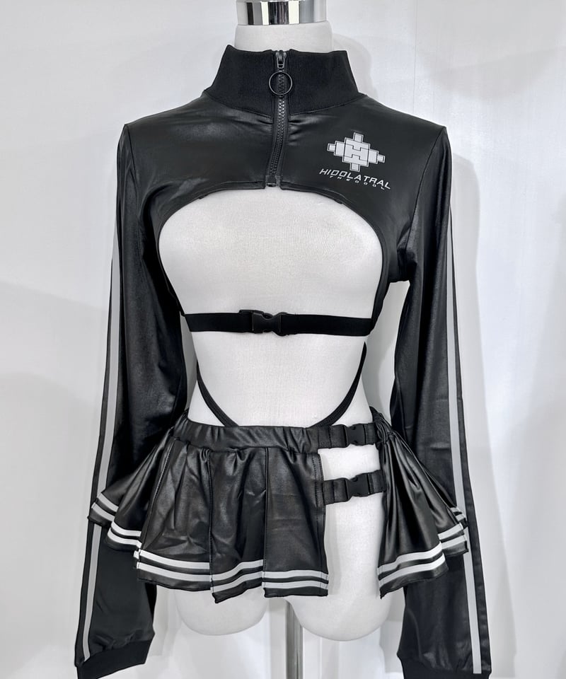 サイバージャージスイムウェア/ラッシュガード&スカート 》BLACK