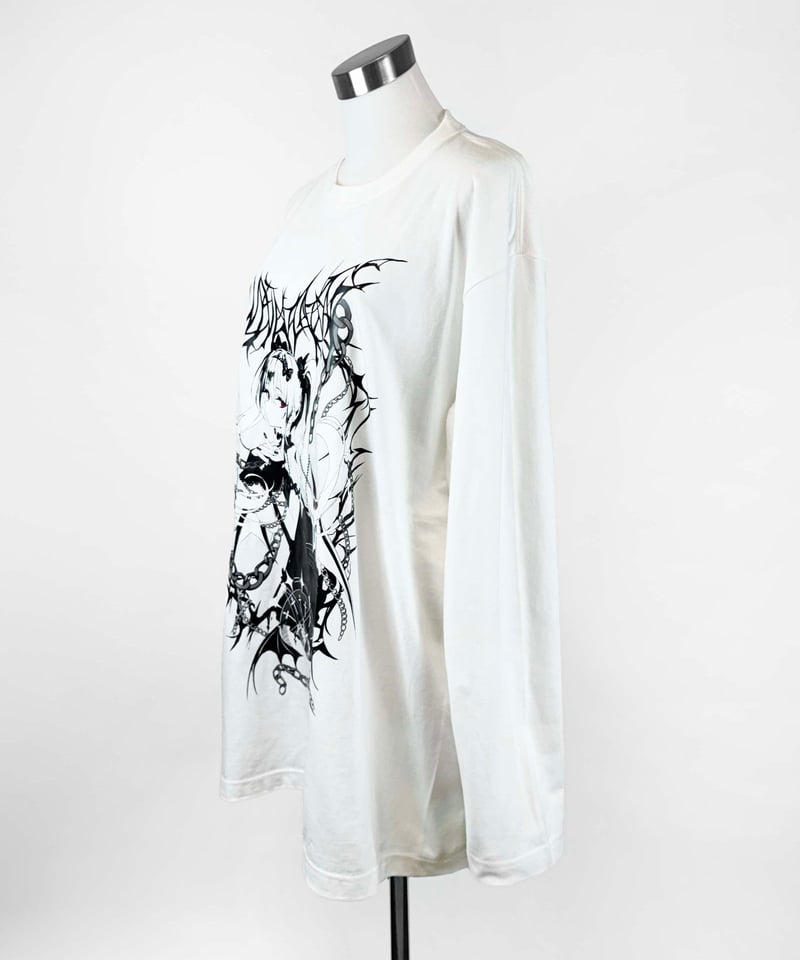 rurudoイラストロンT》WHITE❤︎受注再販❤︎ | HIDOLATRAL THEODOL