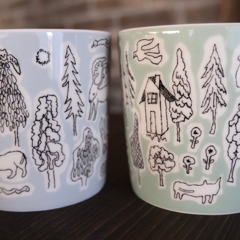 日本限定】イッタラ × ミナペルホネンマグ / フォレストライフ2024