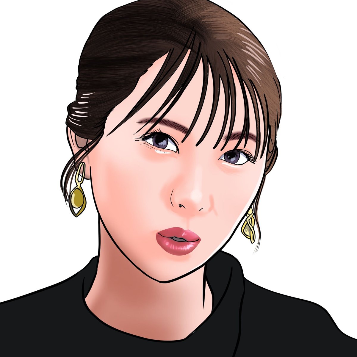 最短納期3日☆商用OK☆リアルな似顔絵描きます | アダチプロダクツ