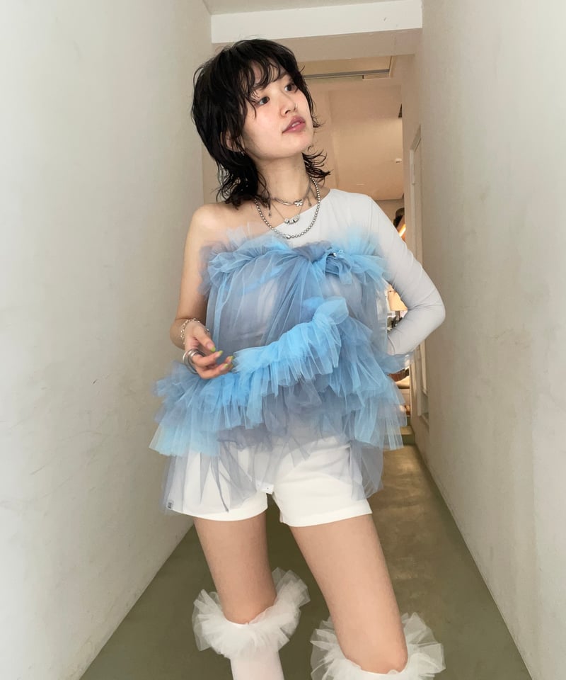 VIVIANO × JURK / Tulle Cami Top | JURK shop tokyo